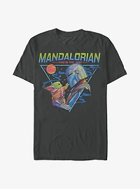 Star Wars The Mandalorian Mando And The Child Triangle T-Shirt