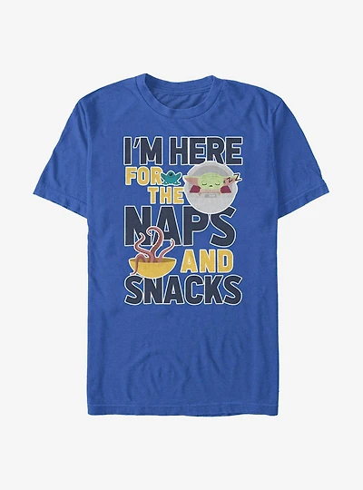 Star Wars The Mandalorian The Child Naps And Snacks T-Shirt