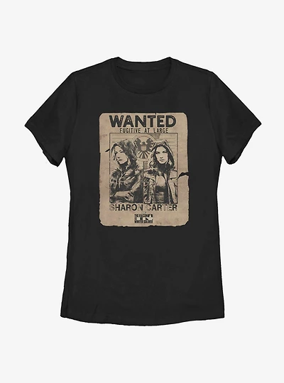Marvel The Falcon And Winter Soldier Sharon Carter Wanted Womens T-Shirt