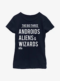 Marvel The Falcon And Winter Soldier Big Three Youth Girls T-Shirt