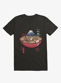 A Japanese Ramen Black T-Shirt
