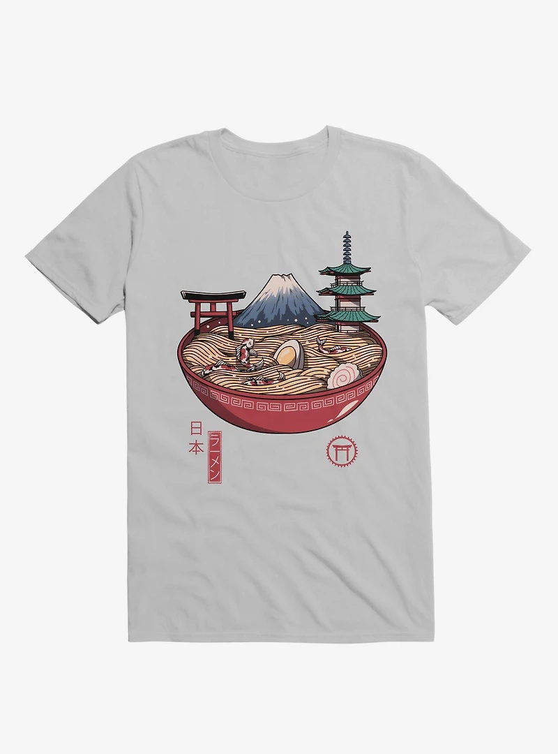 A Japanese Ramen Ice Grey T-Shirt
