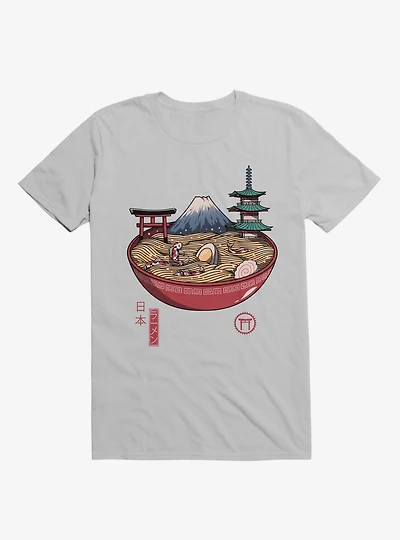 A Japanese Ramen Ice Grey T-Shirt