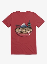 A Japanese Ramen Red T-Shirt