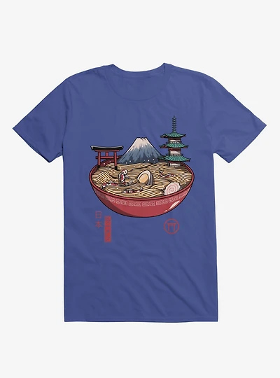 A Japanese Ramen Royal Blue T-Shirt