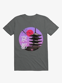 Kyoto Wave Charcoal Grey T-Shirt
