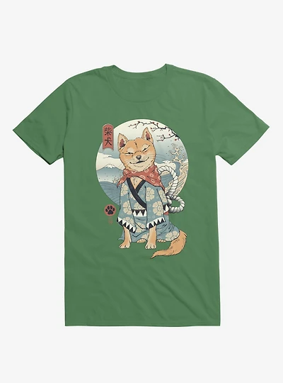 Shiba Inu Kelly Green T-Shirt