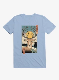 Spring Nara Deer Light Blue T-Shirt