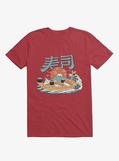 Sushi Pop Boat Red T-Shirt