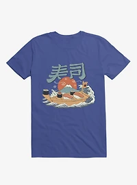 Sushi Pop Boat Royal Blue T-Shirt