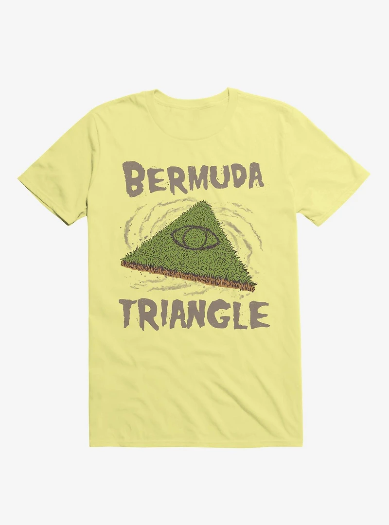 Bermuda Triangle Grass Corn Silk Yellow T-Shirt