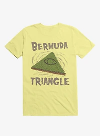 Bermuda Triangle Grass Corn Silk Yellow T-Shirt
