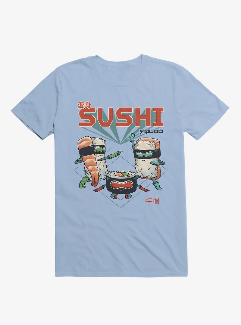 Sushi Squad Light Blue T-Shirt
