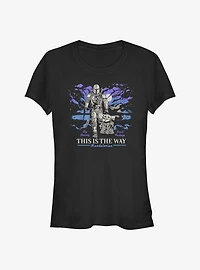 Star Wars The Mandalorian Big Bounty Small Package Girls T-Shirt