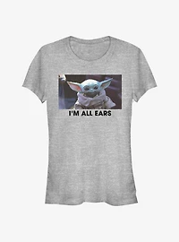 Star Wars The Mandalorian Child All Ears Girls T-Shirt