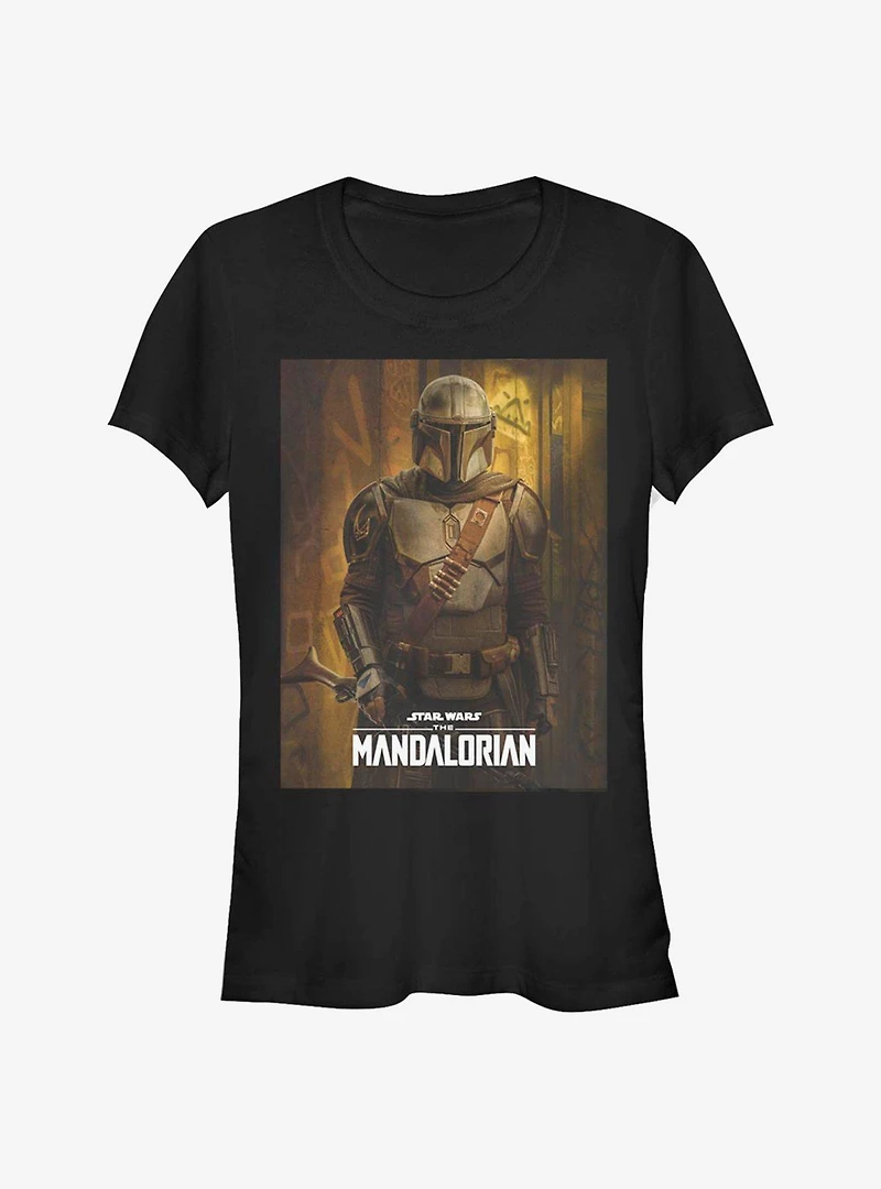 Star Wars The Mandalorian Poster Girls T-Shirt