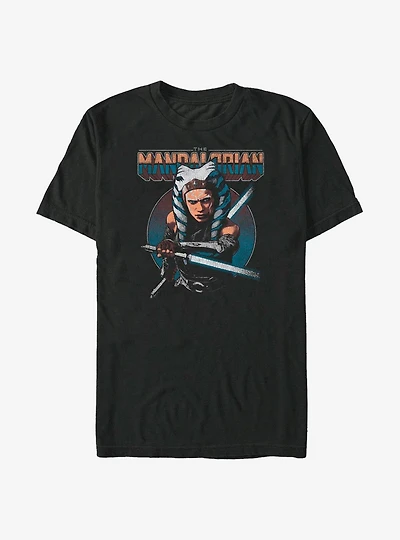 Star Wars The Mandalorian Ahsoka Circle T-Shirt