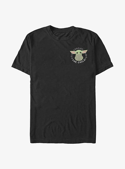Star Wars The Mandalorian The Child Cartoon Badge T-Shirt