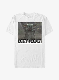 Star Wars The Mandalorian Naps And Snacks Child T-Shirt