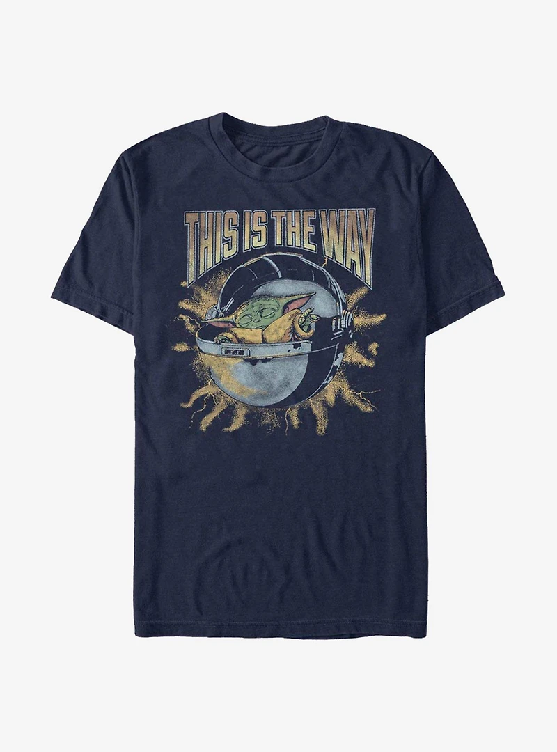 Star Wars The Mandalorian Rock Child Pod T-Shirt