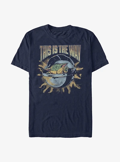 Star Wars The Mandalorian Rock Child Pod T-Shirt