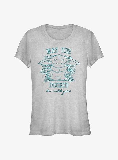 Star Wars The Mandalorian May Fourth Child Girls T-Shirt