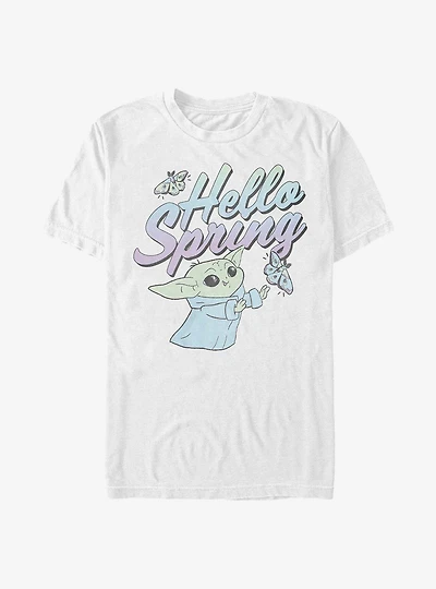 Star Wars The Mandalorian Child Hello Spring T-Shirt