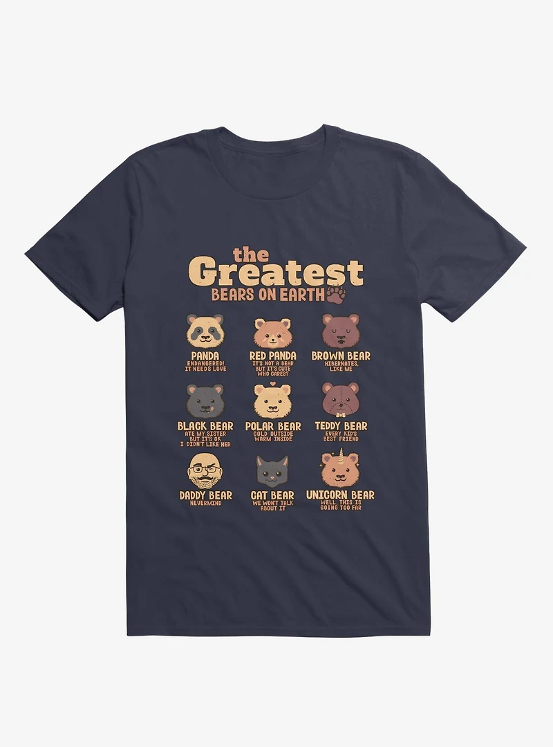Greatest Bears Daddy T-Shirt