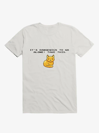 It's Dangerous To Go Alone Take This Cat T-Shirt
