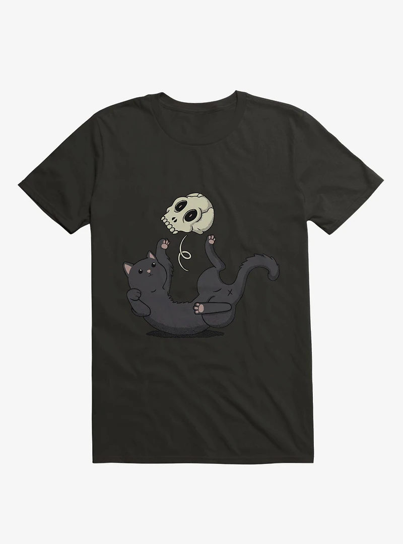 Skull Black Cat T-Shirt
