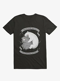 Being With You Is My Favorite Activity Black T-Shirt