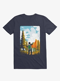 Hiking Recharging Nature Outdoor Battery T-Shirt