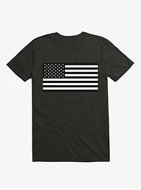 The United States Black and White Flag T-Shirt