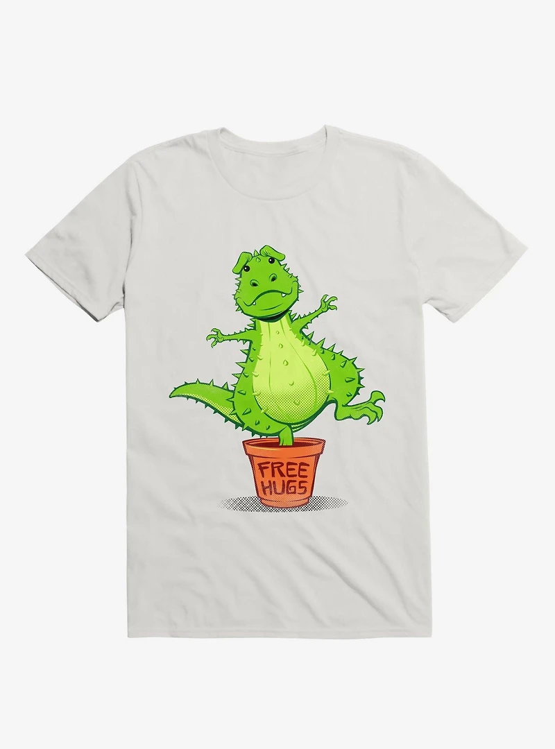 Cactus Rex Free Hugs T-Shirt