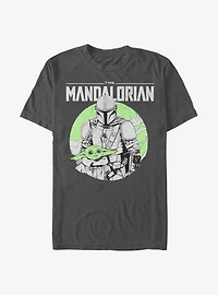 Star Wars The Mandalorian Child And Rider T-Shirt