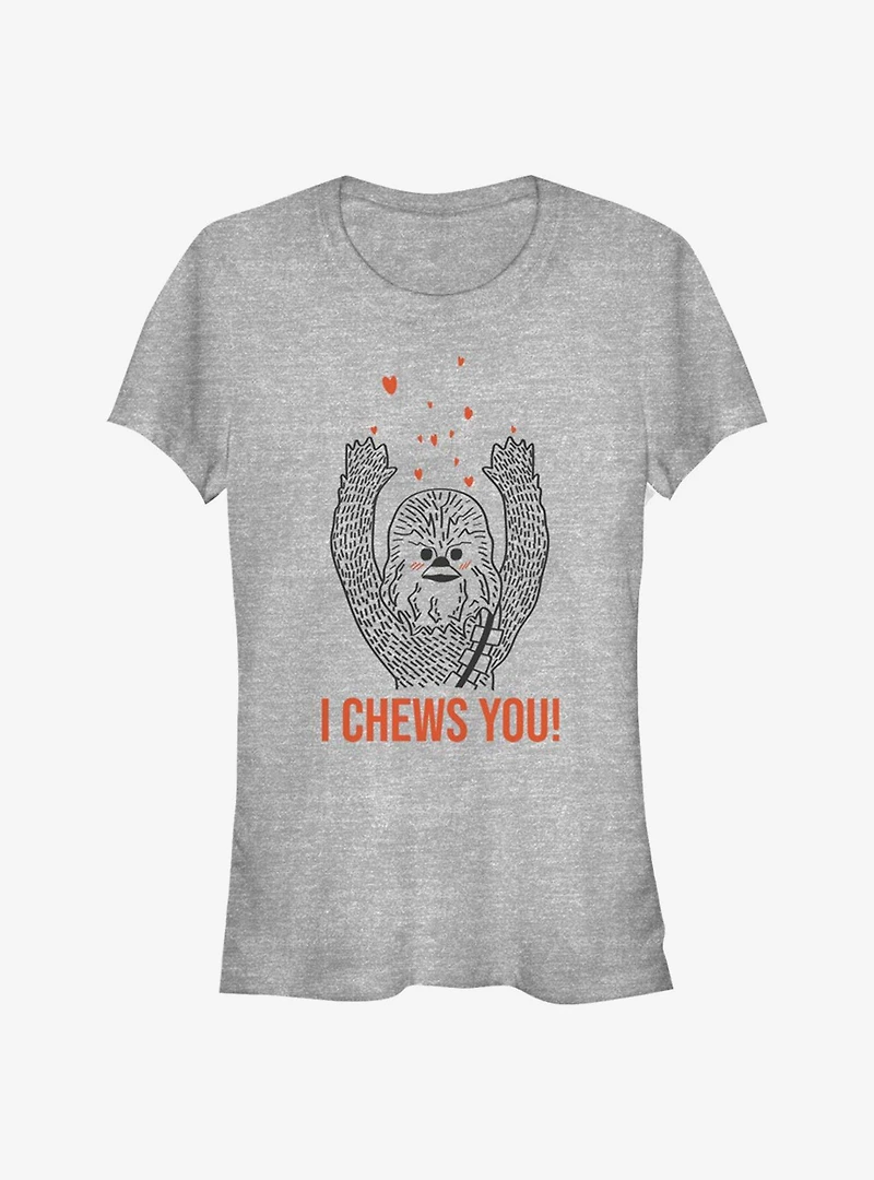 Star Wars I Chews You Chewie Girls T-Shirt