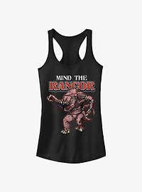 Star Wars Retro Rancor Girls Tank Top