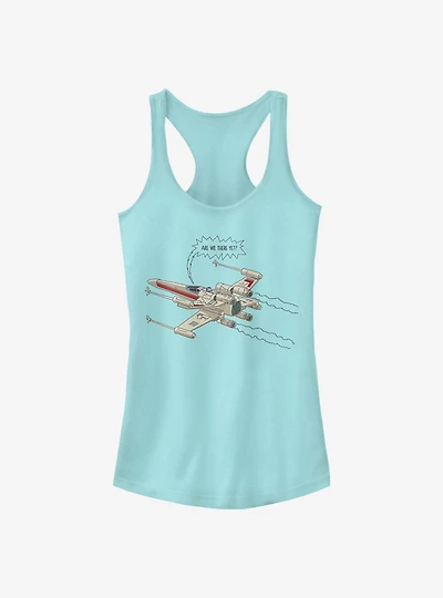 Star Wars Are We There Yet Girls Tank