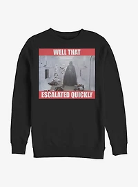 Star Wars Escalated Quickly Crew Sweatshirt