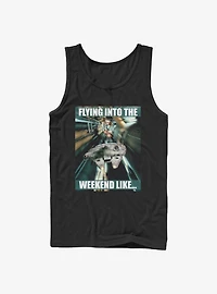 Star Wars Flying Into The Weekend Tank