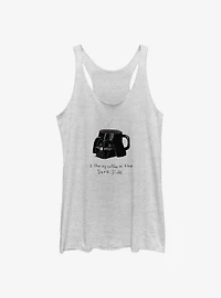 Star Wars Coffee On The Dark Side Girls Tank