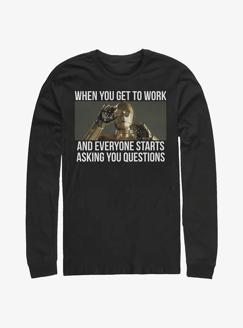 Star Wars Overwhelming Work Long-Sleeve T-Shirt