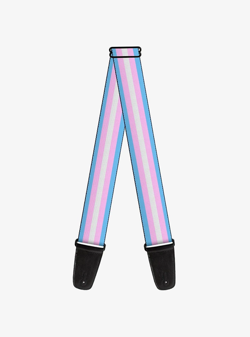 Transgender Flag Guitar Strap