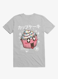 Kawaii Cupcake Ice Grey T-Shirt