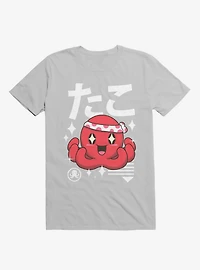 Kawaii Octopus Ice Grey T-Shirt