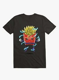 Saiyan Fries Black T-Shirt