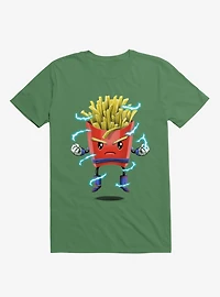 Saiyan Fries Kelly Green T-Shirt