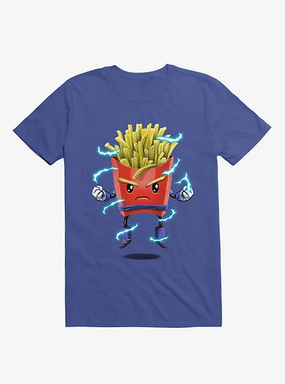 Saiyan Fries Royal Blue T-Shirt