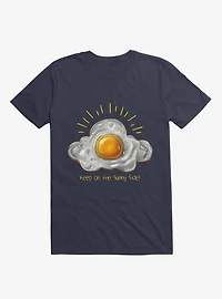 Sunny Side Egg Navy Blue T-Shirt