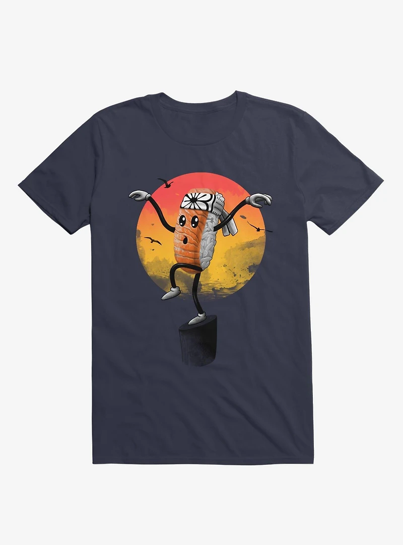 Sushi Style Navy Blue T-Shirt